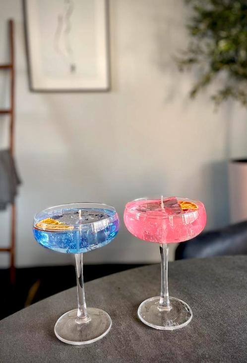 Verschillende Cocktail Kaarsen, Kinderen en Baby's, Kraamcadeaus en Geboorteborden, Nieuw, Kraamcadeau, Ophalen of Verzenden