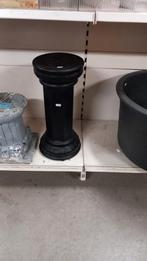 pilaar aardewerk zwart rond, Huis en Inrichting, Woonaccessoires | Zuilen en Pilaren, Ophalen of Verzenden, Gebruikt