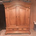 Massief eikenhouten toogkast met deuren en lades, Huis en Inrichting, Kasten | Kledingkasten, Gebruikt, Met deur(en), 200 cm of meer