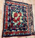 Handgemaakt antieke Oosters 1900 kleed kleedje 65x71 tapijt, Antiek en Kunst, Ophalen of Verzenden