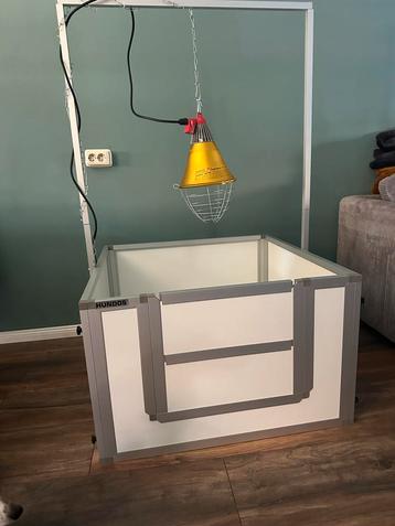 Complete werpkist met lamp beschikbaar voor biedingen