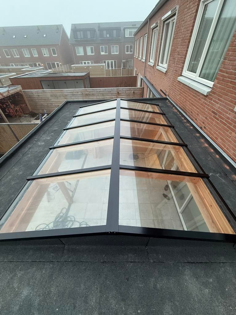 Douglas overkappingen, lichtstraten en glazen schuifwanden, Tuin en Terras, Verzenden, Nieuw, Veranda