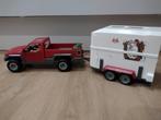 Schleich pickup truck met trailer, Kinderen en Baby's, Ophalen