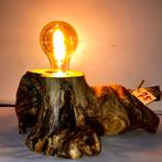 Boomstam lamp met wortels - Eyecatcher!, Nieuw, Ophalen of Verzenden, Landelijk, Minder dan 100 cm