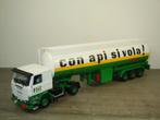 Scania 143M Truck & Trailer Con Api Si Vola - Tekno 1:50, Hobby en Vrije tijd, Modelauto's | 1:50, Verzenden, Zo goed als nieuw