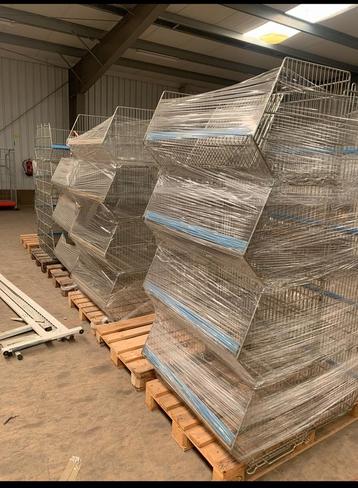 Metalen draadmanden stapelbaar – partij 100+ stuks beschikbaar voor biedingen