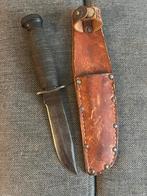 Amerikaanse dolk / mes van USN uit wo2 leren schede camillus, Mes of Dolk, Amerika, Verzenden