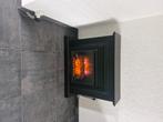 sfeerhaard met schouw zwart, Huis en Inrichting, Ophalen, Zo goed als nieuw, Vrijstaande haard, Elektrische haard