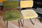 Gele rib stoel, Huis en Inrichting, Stoelen, Ophalen, Twee, Overige kleuren, Zo goed als nieuw