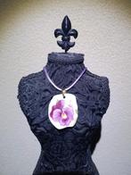 Kettinghangers met ketting van steen. Retro vintage, Ophalen of Verzenden, Zo goed als nieuw, Overige materialen