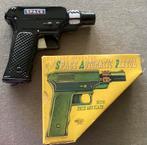 Toy Space automatic Pistol ,Exelo,Japan,battery toy,OVP, Ophalen