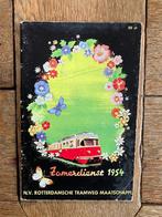 RTM zomerdienstregeling 1954, Verzamelen, Ophalen of Verzenden, Gebruikt, Tram, Boek of Tijdschrift