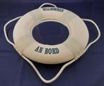 Sier reddingsboei Ø 35 cm wit/grijs met spiegel. € 4,95., Watersport en Boten, Ophalen of Verzenden, Nieuw, Interieur en Kussens