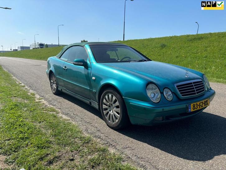 Mercedes-Benz CLK-klasse Cabrio 320 Elegance, Auto's, Mercedes-Benz, Bedrijf, Te koop, CLK, ABS, Airbags, Airconditioning, Alarm