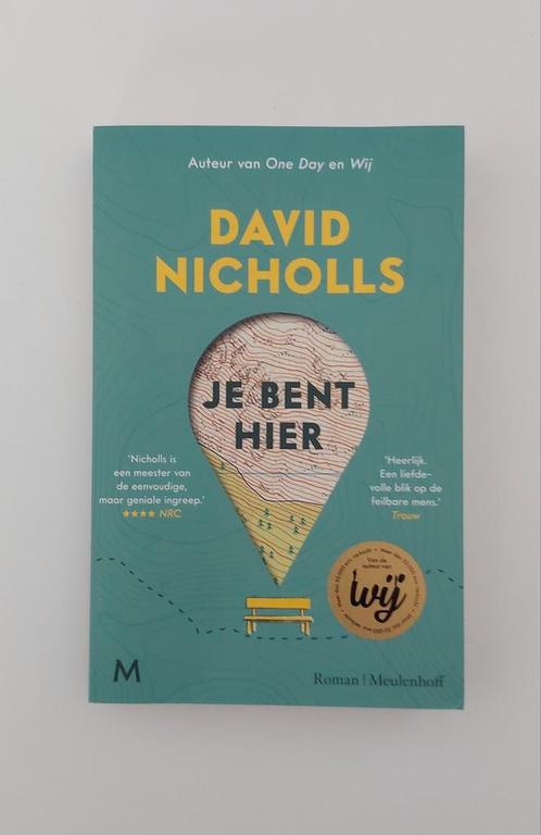 David Nicholls - Je bent hier, Boeken, Literatuur, Gelezen, Nederland, Ophalen of Verzenden