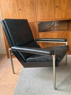 Vintage fauteuil van ontwerper Rob Parry voor Gelderlander, Minder dan 75 cm, Gebruikt, Leer, 50 tot 75 cm