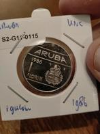 Aruba 1 Florin 1986 , UNC, Postzegels en Munten, Verzenden, Midden-Amerika, Losse munt