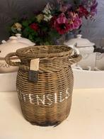 Riviera maison rattan uiensils, Huis en Inrichting, Woonaccessoires | Schalen en Manden, Ophalen of Verzenden, Zo goed als nieuw