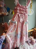 Roze AbDL DDLg Sissy Jurkje - Maat L, Verzenden, Maat 42/44 (L), Zo goed als nieuw, Knielengte