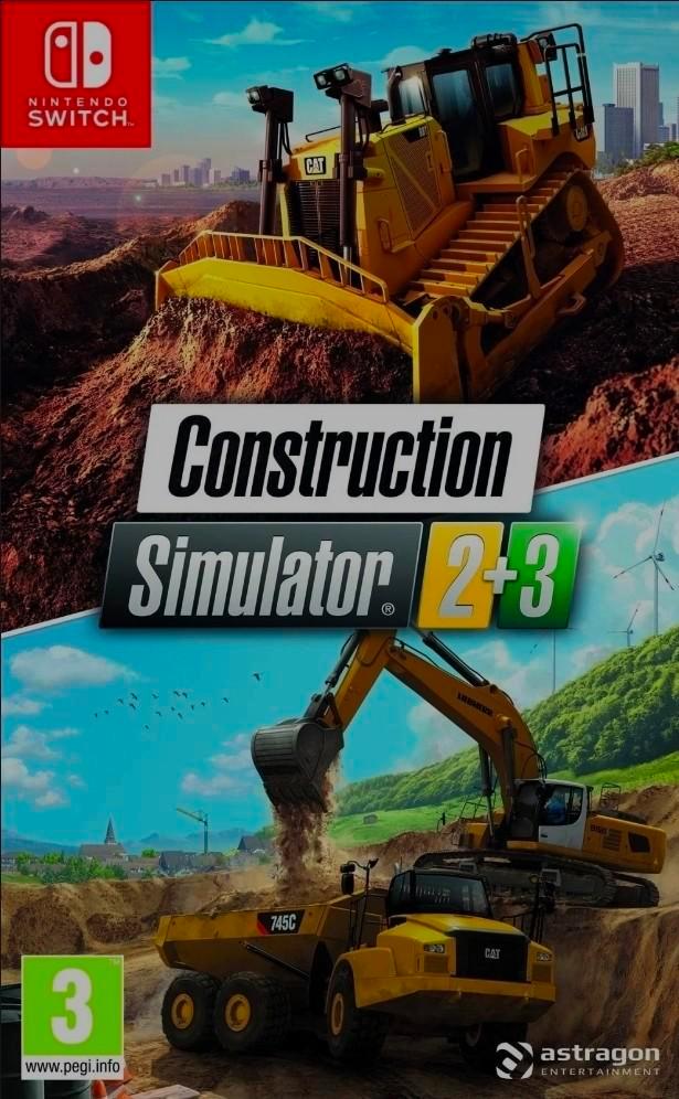 Construction Simulator 2+3 - Nintendo Switch, Spelcomputers en Games, Games | Nintendo Switch, Zo goed als nieuw, Simulatie, 1 speler