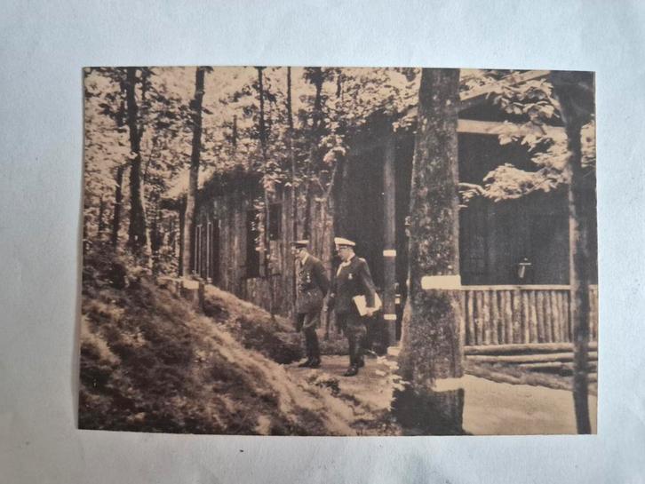 Fotokaart Hitler & Göring Brûly-de-Pesche mei 1940, Verzamelen, Militaria | Tweede Wereldoorlog, Foto of Poster, Duitsland, Ophalen of Verzenden