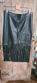 Gave zwarte lederlook rok, Kleding | Dames, Rokken, Zwart, Maat 42/44 (L), Ophalen of Verzenden, Zo goed als nieuw