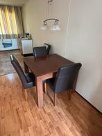 Gratis eethoek plus 4 stoelen, Huis en Inrichting, Ophalen of Verzenden, Gebruikt, Rechthoekig, 50 tot 100 cm