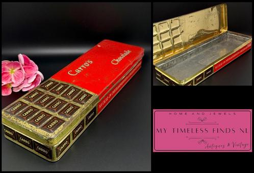 Vintage Driessen Carro’s Chocolade blik - K3AKP, Verzamelen, Blikken, Ophalen of Verzenden