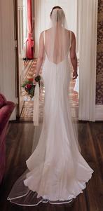 Bruidsacessoires, bruidssluier, sleepspeld, Kleding | Dames, Trouwkleding en Trouwaccessoires, Wit, Ophalen of Verzenden, Zo goed als nieuw