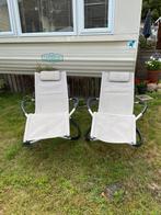 Tuin schommelstoelen, Tuin en Terras, Ligbedden, Ophalen, Gebruikt, Aluminium, Inklapbaar
