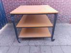 Stevige verrijdbare etagetafel werkbank magazijn werktafel, Doe-het-zelf en Verbouw, Ophalen, Gebruikt, 120 tot 170 cm