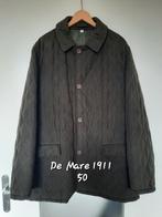Del Mare 1911 quilted/doorgestikte jas 50/52 khaki, Groen, Gedragen, Ophalen of Verzenden, Overige maten
