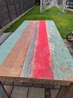 Eettafel + salontafel, Huis en Inrichting, Tafels | Eettafels, Gebruikt, 100 tot 150 cm, 200 cm of meer, Vijf personen of meer