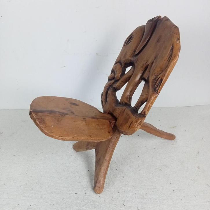 Palaver-stoel / Afrikaanse stoel, Huis en Inrichting, Overige Huis en Inrichting, Gebruikt, Ophalen of Verzenden