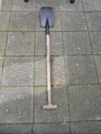 Spade - Ideal - 110cm lengte - Essenhouten steel., Spade, Ophalen of Verzenden, Zo goed als nieuw