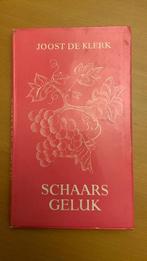 Schaars geluk - Joost de Klerk, Boeken, Ophalen of Verzenden