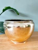 Grote vintage messing pot bloempot, Ophalen of Verzenden