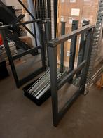 Paaltjes met terugverende poort, Tuin en Terras, Tuinhekken en Hekwerk, Ophalen, Met poort, Gebruikt, Overige typen