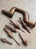 Houten antieke boor, Antiek en Kunst, Antiek | Gereedschap en Instrumenten, Ophalen of Verzenden