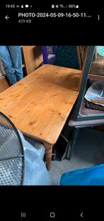 Grenen houten tafel 4-6 personen, Ophalen, Gebruikt