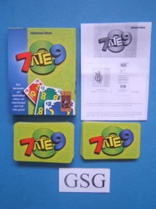 Zeven ATE9 nr. 999-7A9-02, Hobby en Vrije tijd, Gezelschapsspellen | Kaartspellen, Zo goed als nieuw, Ophalen