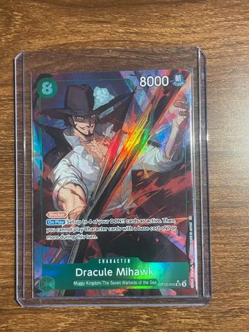 Dracule Mihawk Super Rare OP12/030 One Piece TCG beschikbaar voor biedingen