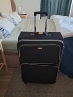 Zwarte Reiskoffer met Wieltjes, Overige materialen, Wieltjes, Gebruikt, 50 tot 60 cm