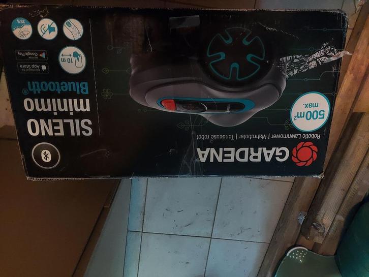 Robotmaaier Gardeno Sileno minimo 500, Tuin en Terras, Robotmaaiers, Gebruikt, Minder dan 20 cm, Met regensensor, Ophalen