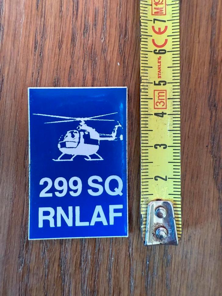 299 Squadron Deelen DHC sticker Bolkow, Verzamelen, Militaria | Algemeen, Luchtmacht, Embleem of Badge, Nederland, Ophalen of Verzenden