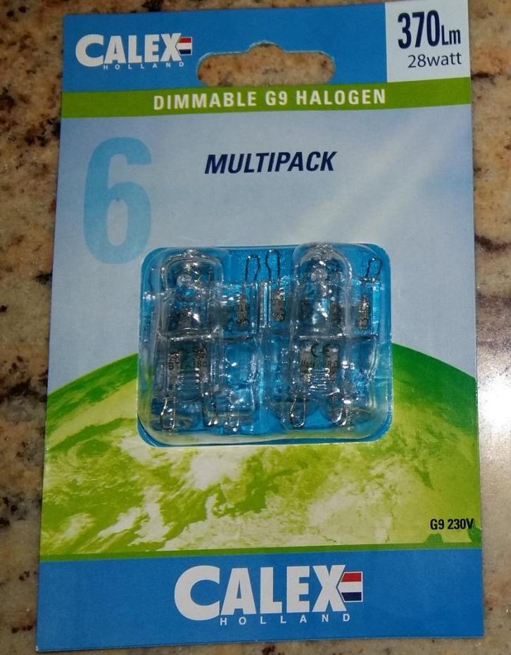 Halogeen G9 lamp Dimbaar (verpakt per 6 stuks), Huis en Inrichting, Lampen | Losse lampen, Nieuw, Overige typen, Overige fittingen