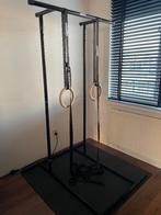 Gravity Fitness Pull up rack inclusief ringen en vloermatten, Sport en Fitness, Ophalen, Gebruikt, Oprekstang