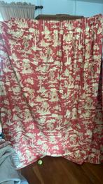 Laura Ashley gordijn rood, Huis en Inrichting, 150 tot 200 cm, Ophalen of Verzenden, Zo goed als nieuw, Rood