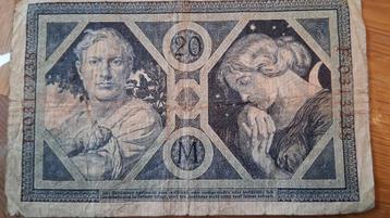 Zwanzig DM uit 1915 beschikbaar voor biedingen