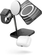 Zens 4-in-1 MagSafe + Watch Wireless Charging Station Zwart, Ophalen of Verzenden, Nieuw, Overige merken